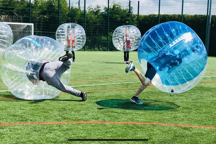 1-Hour Zorb Football Game in Cardiff - Photo 1 of 7